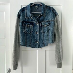 Cropped denim jacket from Arula (Altar’d State) size A (1X)